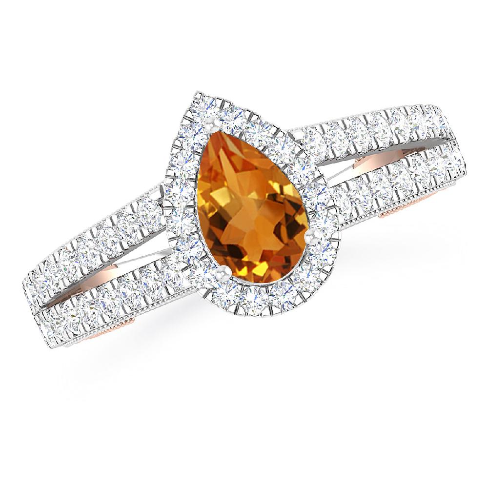 White Gold - Citrine