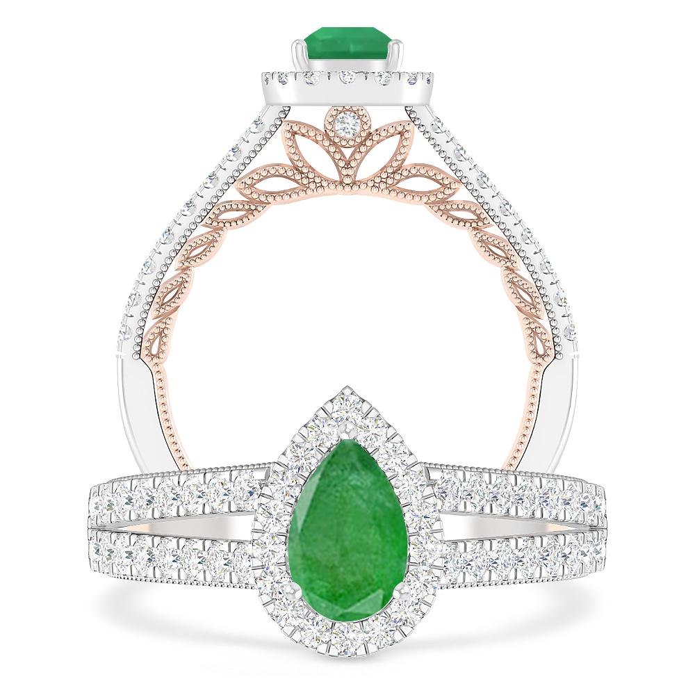 White Gold - Emerald