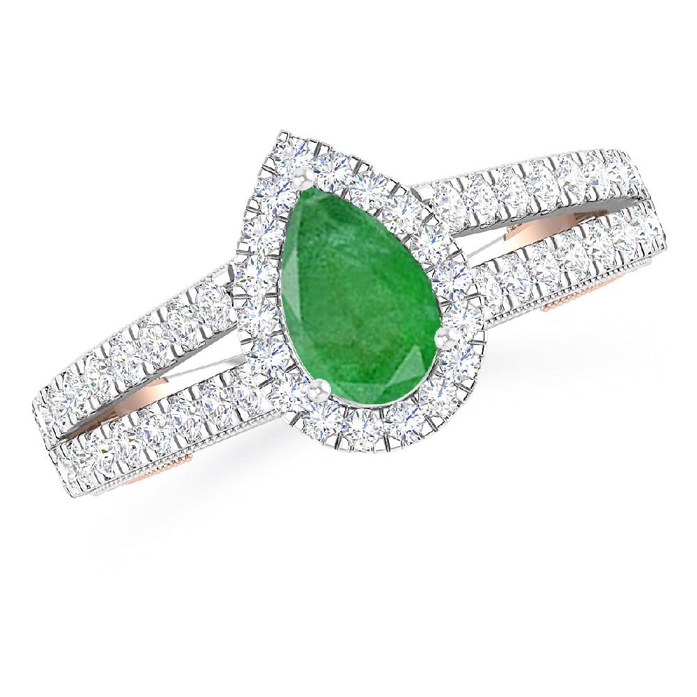 White Gold - Emerald