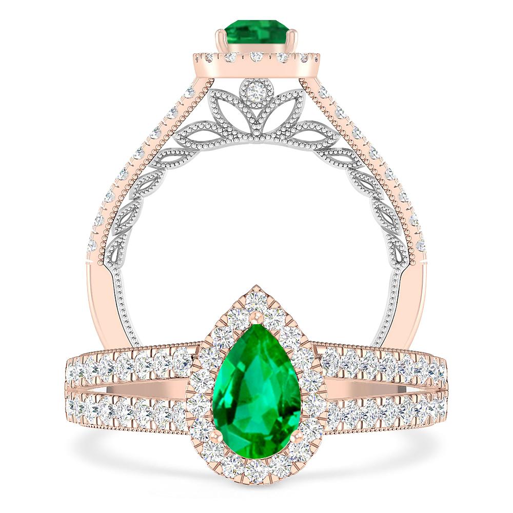 Rose Gold - Emerald