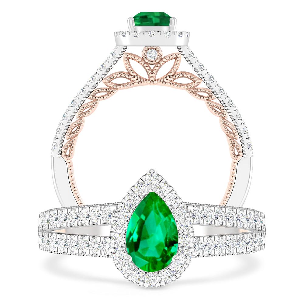 White Gold - Emerald