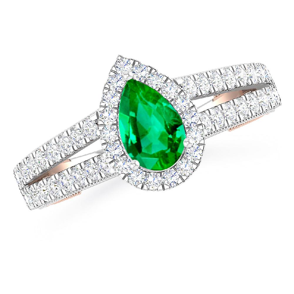 White Gold - Emerald