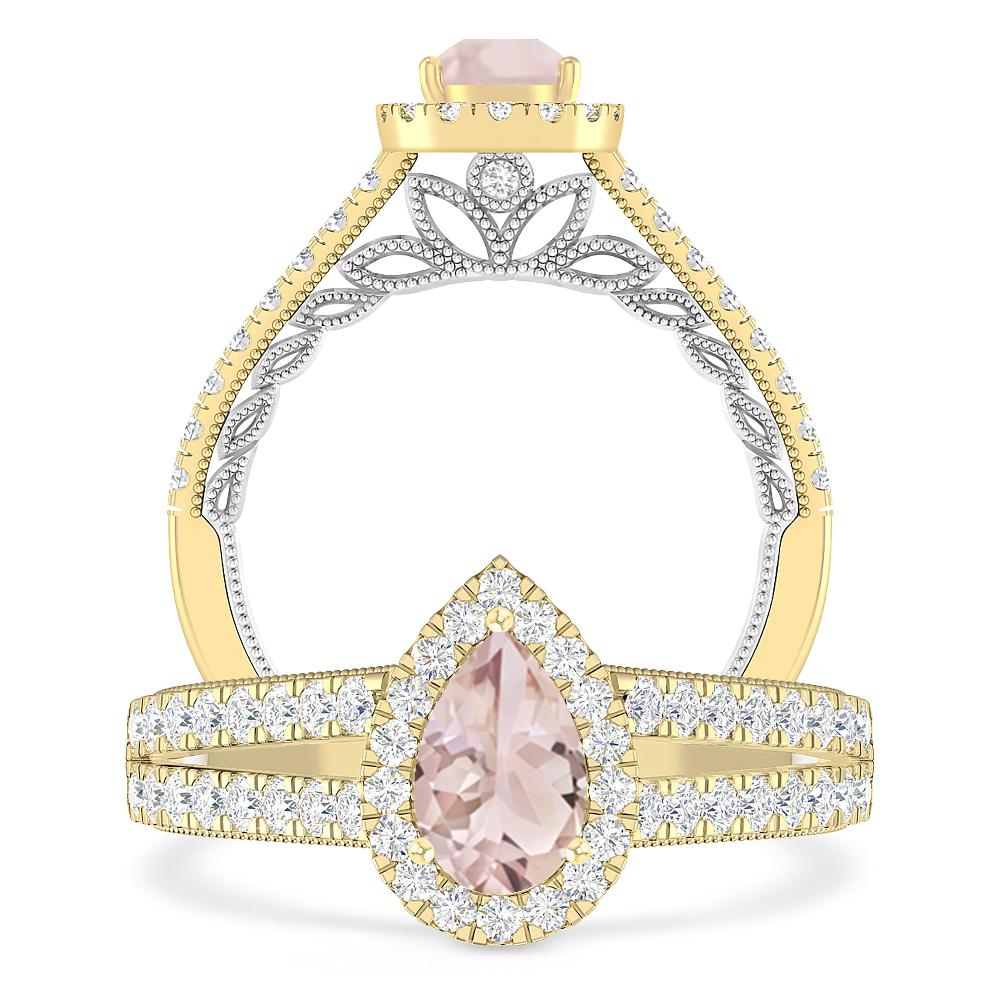Yellow Gold - Morganite