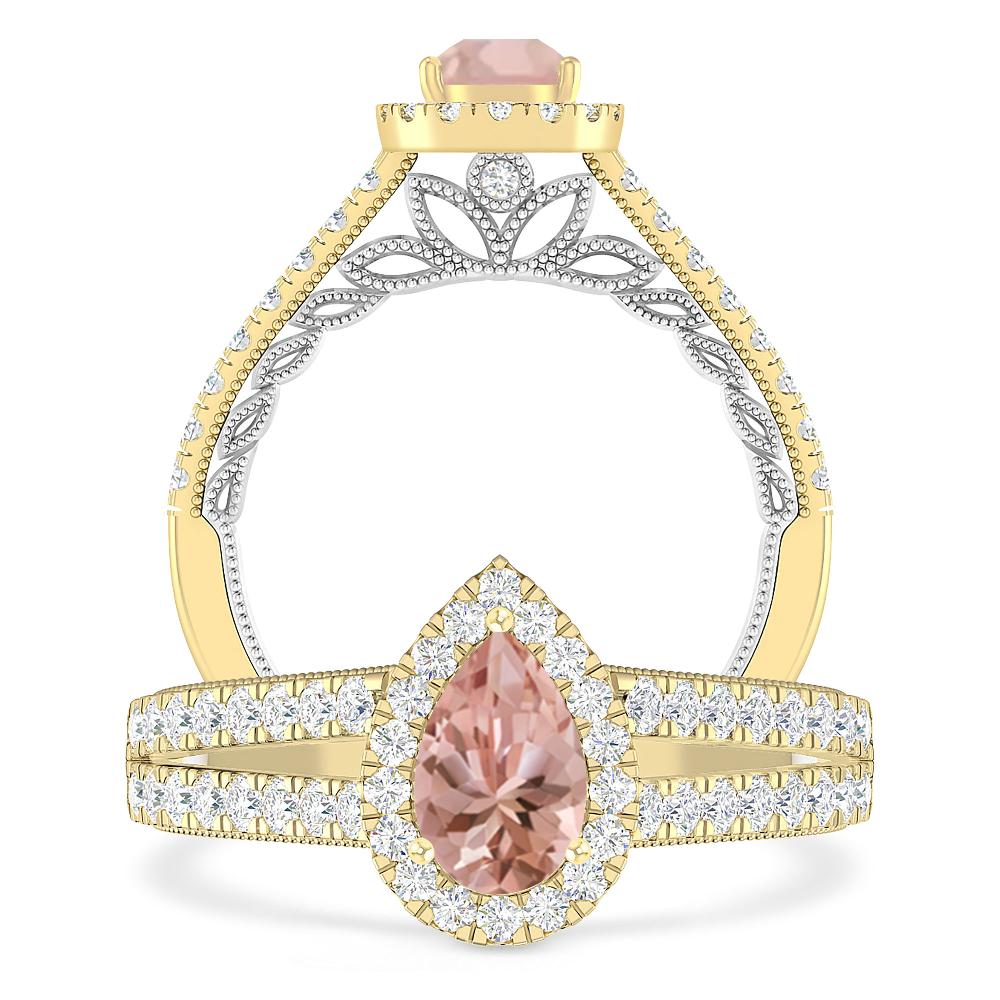 Yellow Gold - Morganite