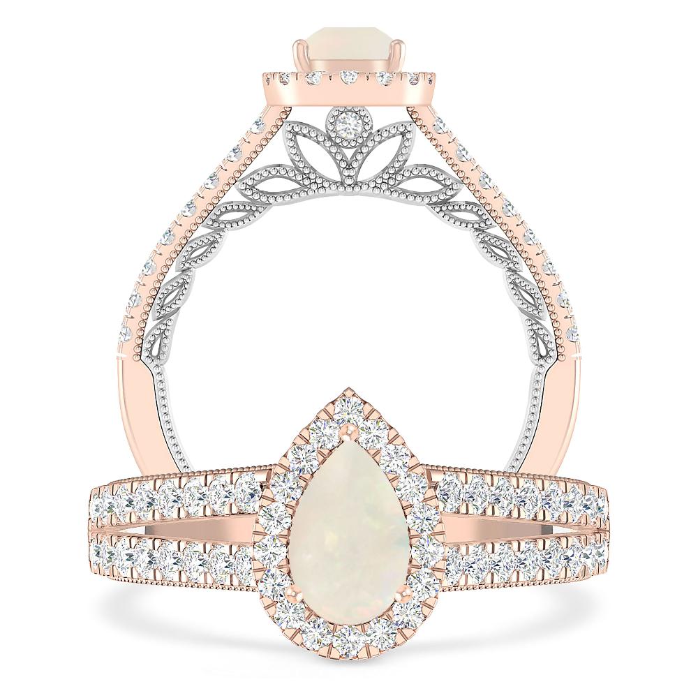 Rose Gold - Opal
