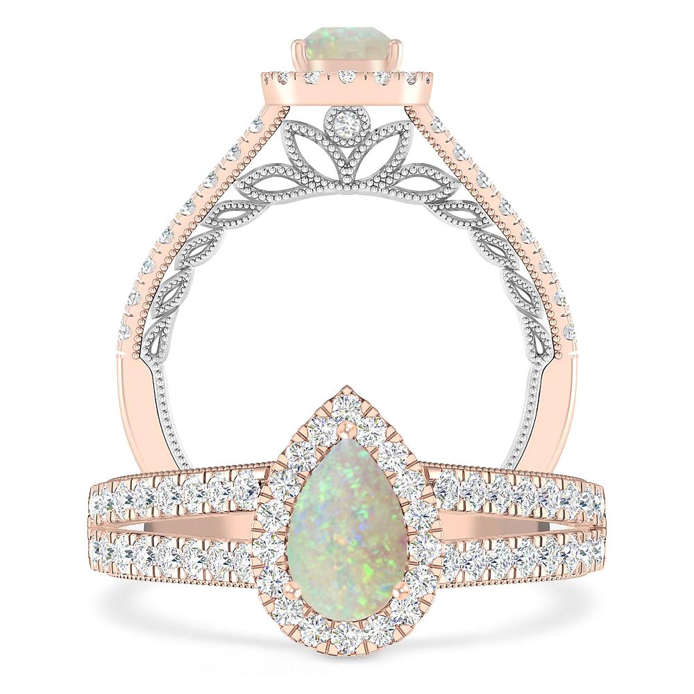 Rose Gold - Opal