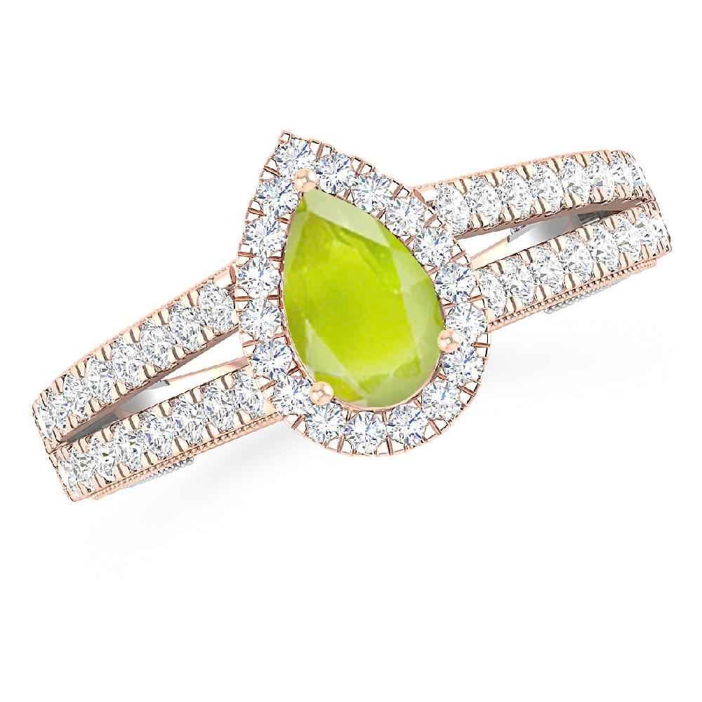 Rose Gold - Peridot
