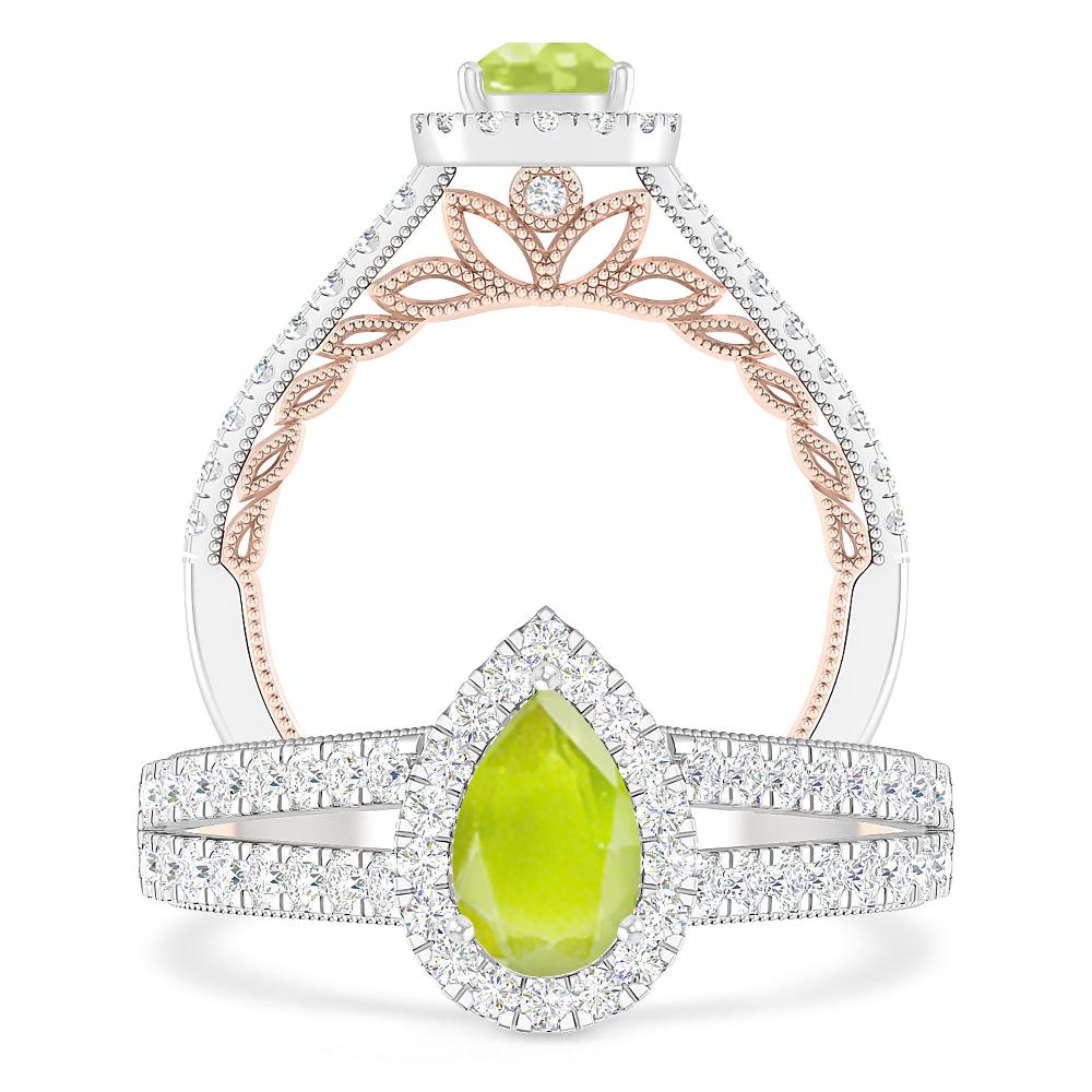 White Gold - Peridot
