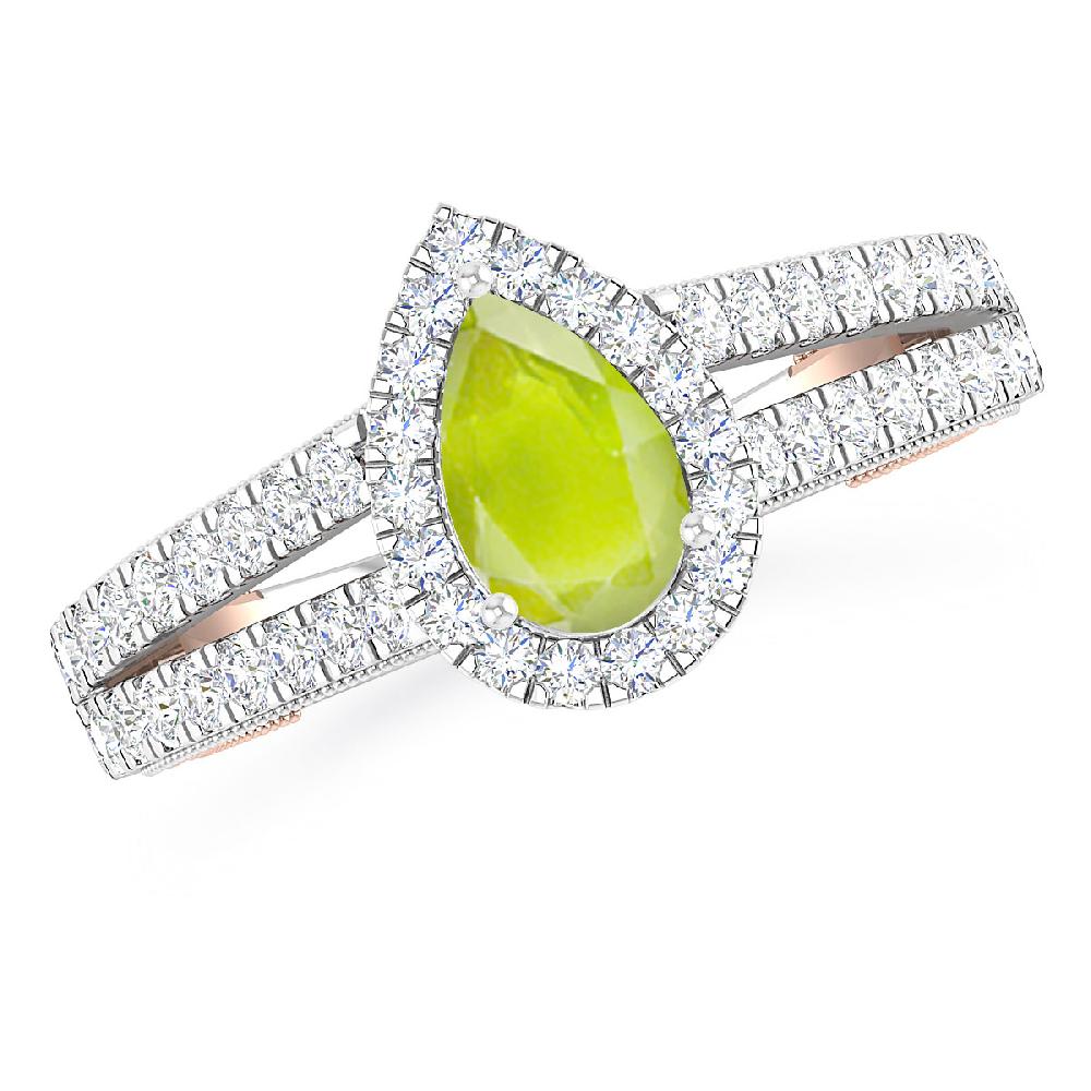 White Gold - Peridot