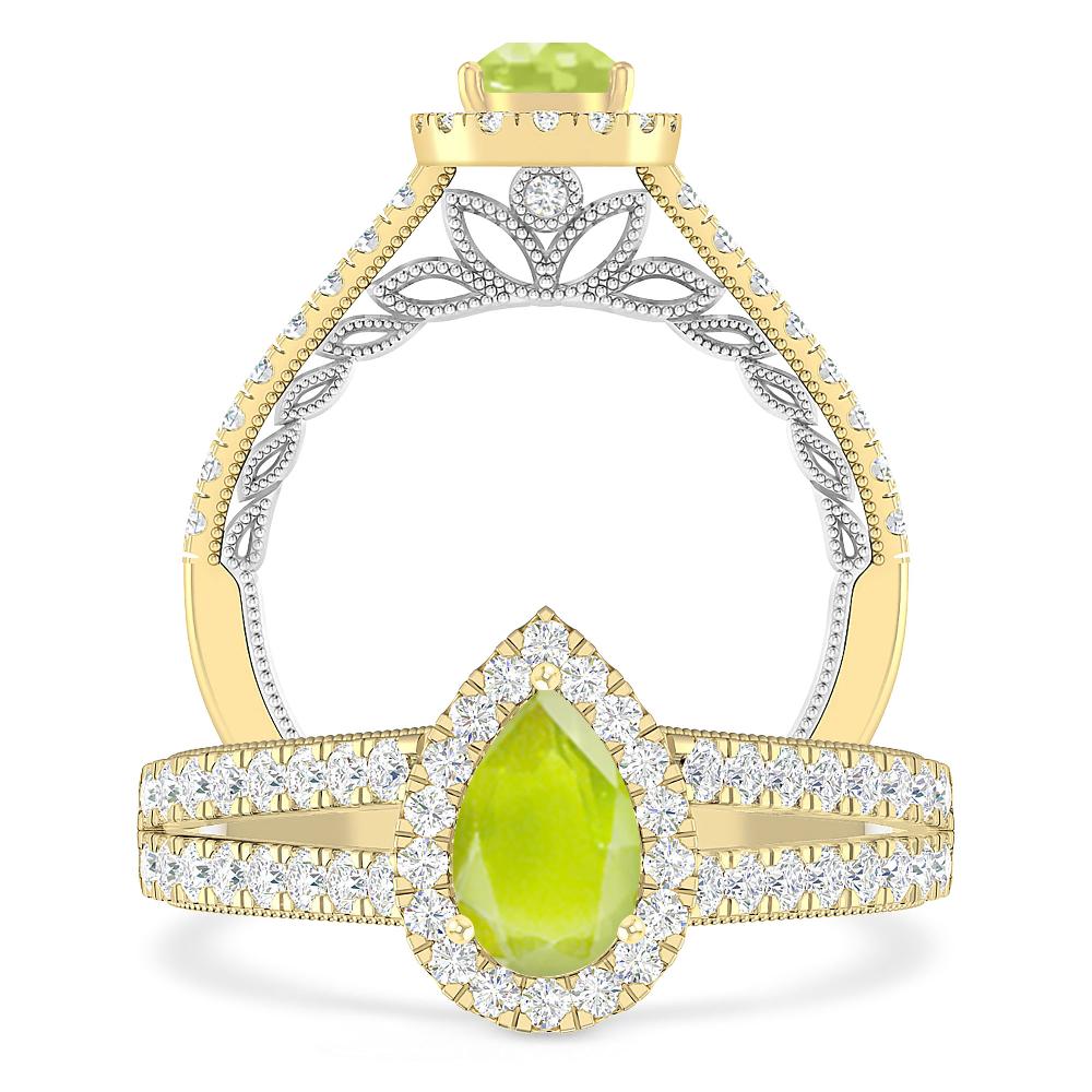 Yellow Gold - Peridot