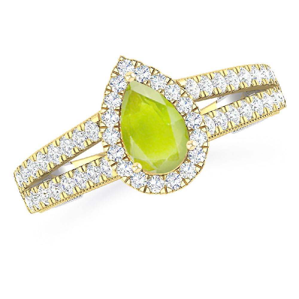 Yellow Gold - Peridot