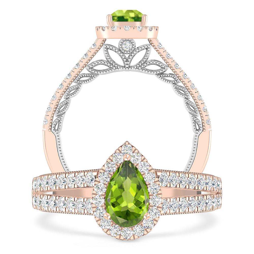 Rose Gold - Peridot