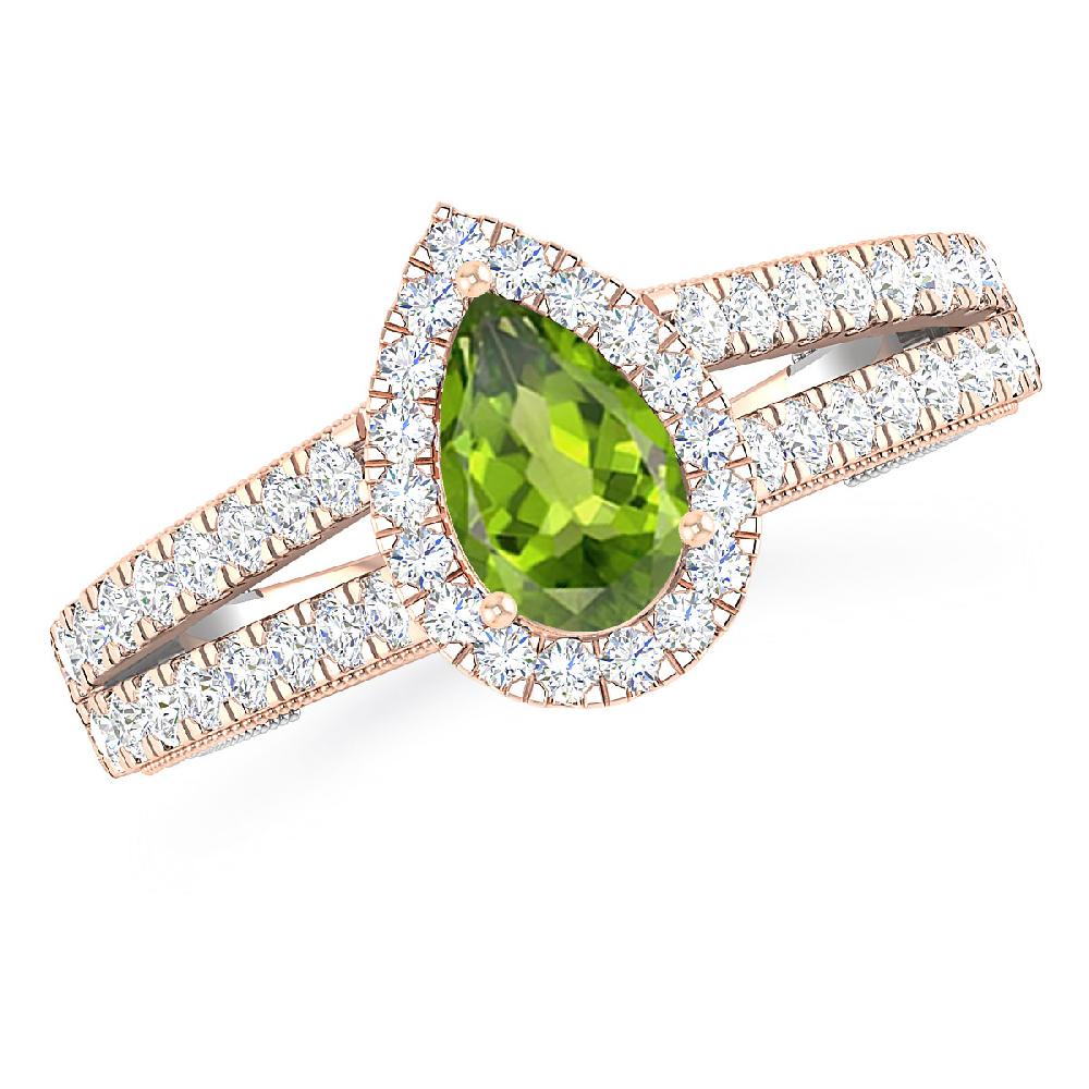 Rose Gold - Peridot