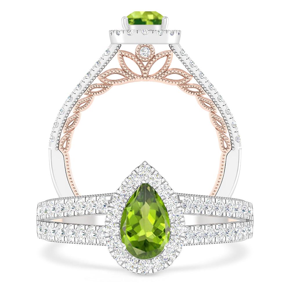 White Gold - Peridot