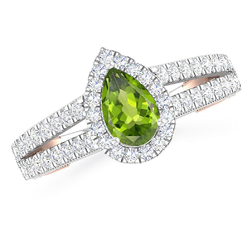 White Gold - Peridot