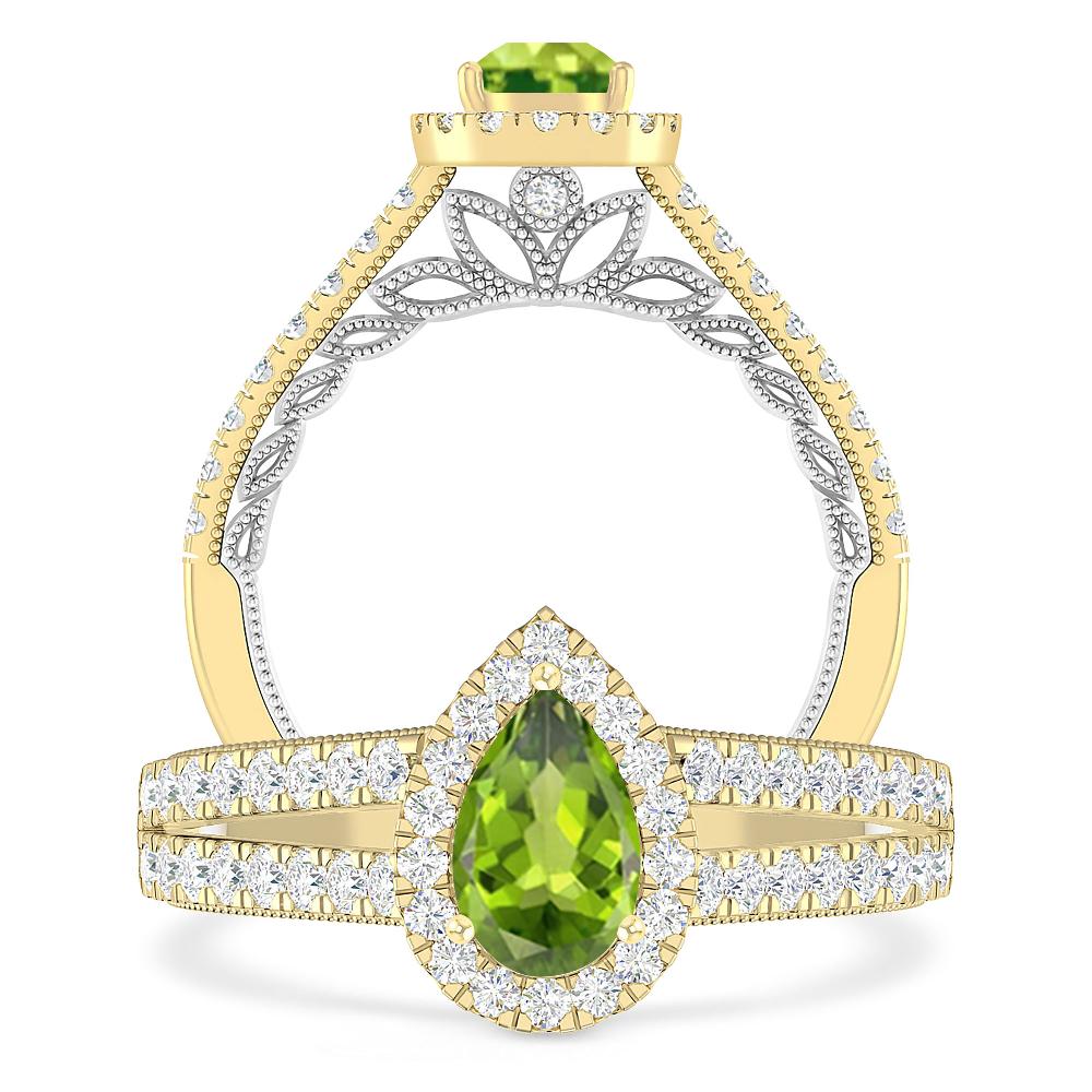 Yellow Gold - Peridot