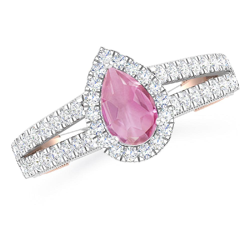 White Gold - Pink Tourmaline