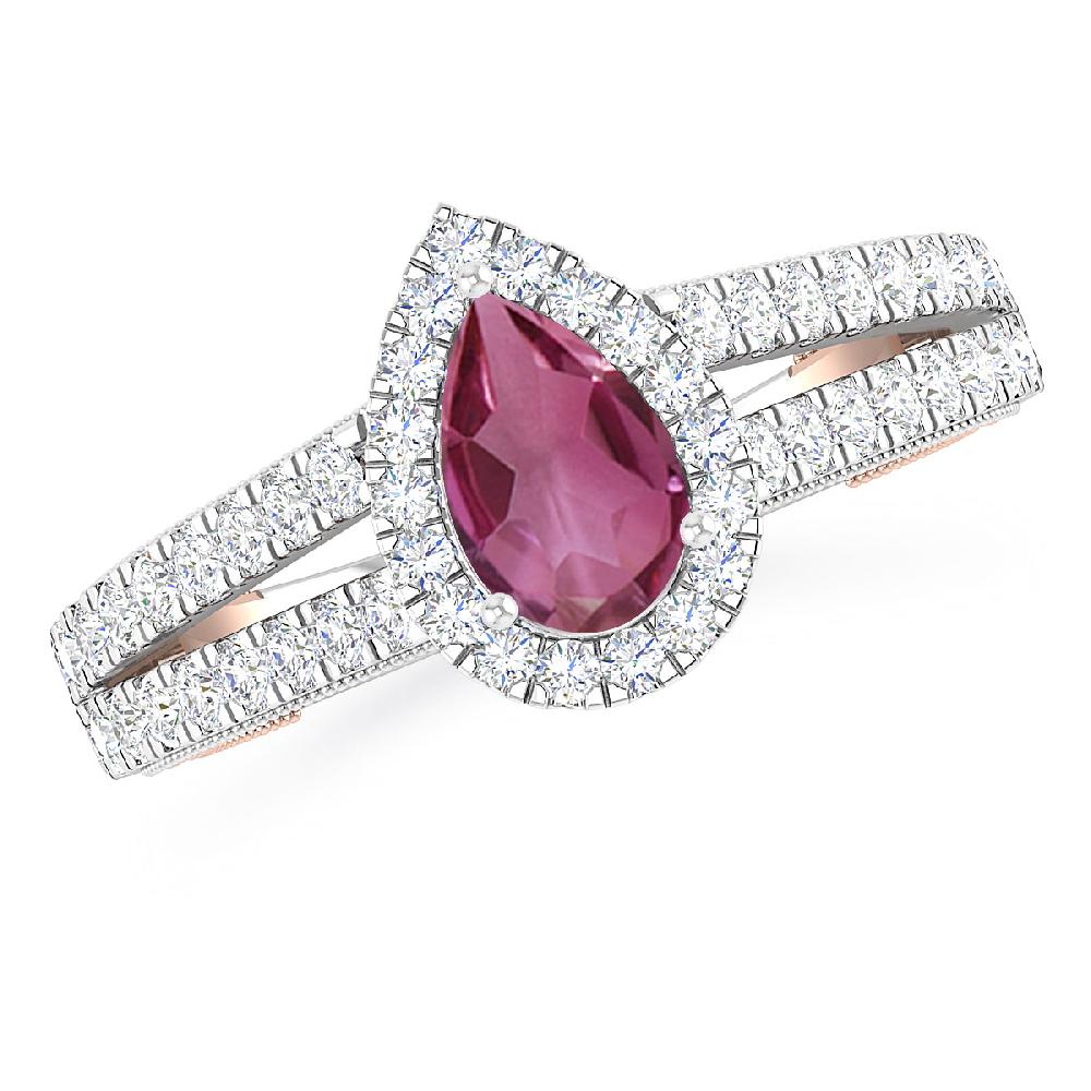 White Gold - Pink Tourmaline