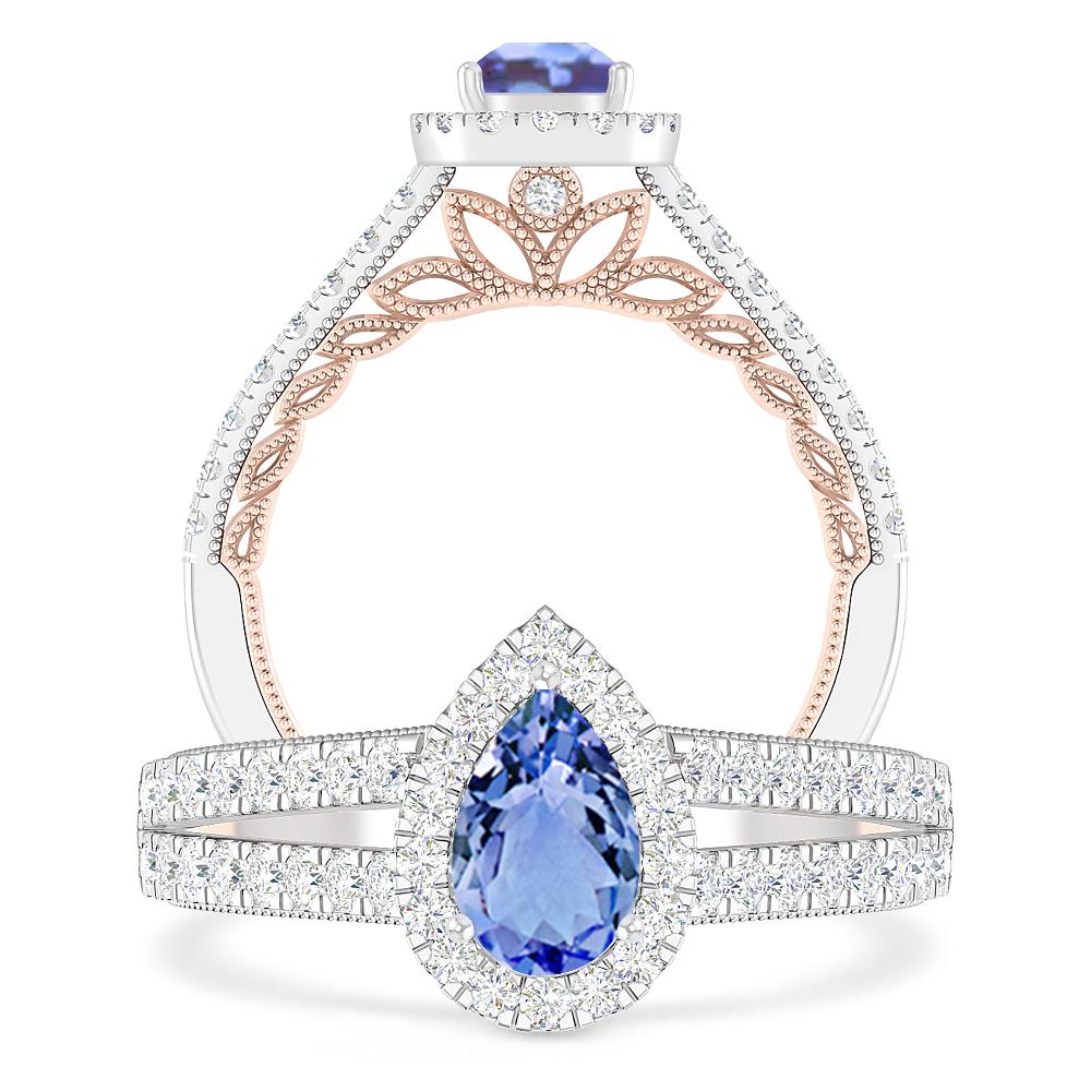 White Gold - Tanzanite