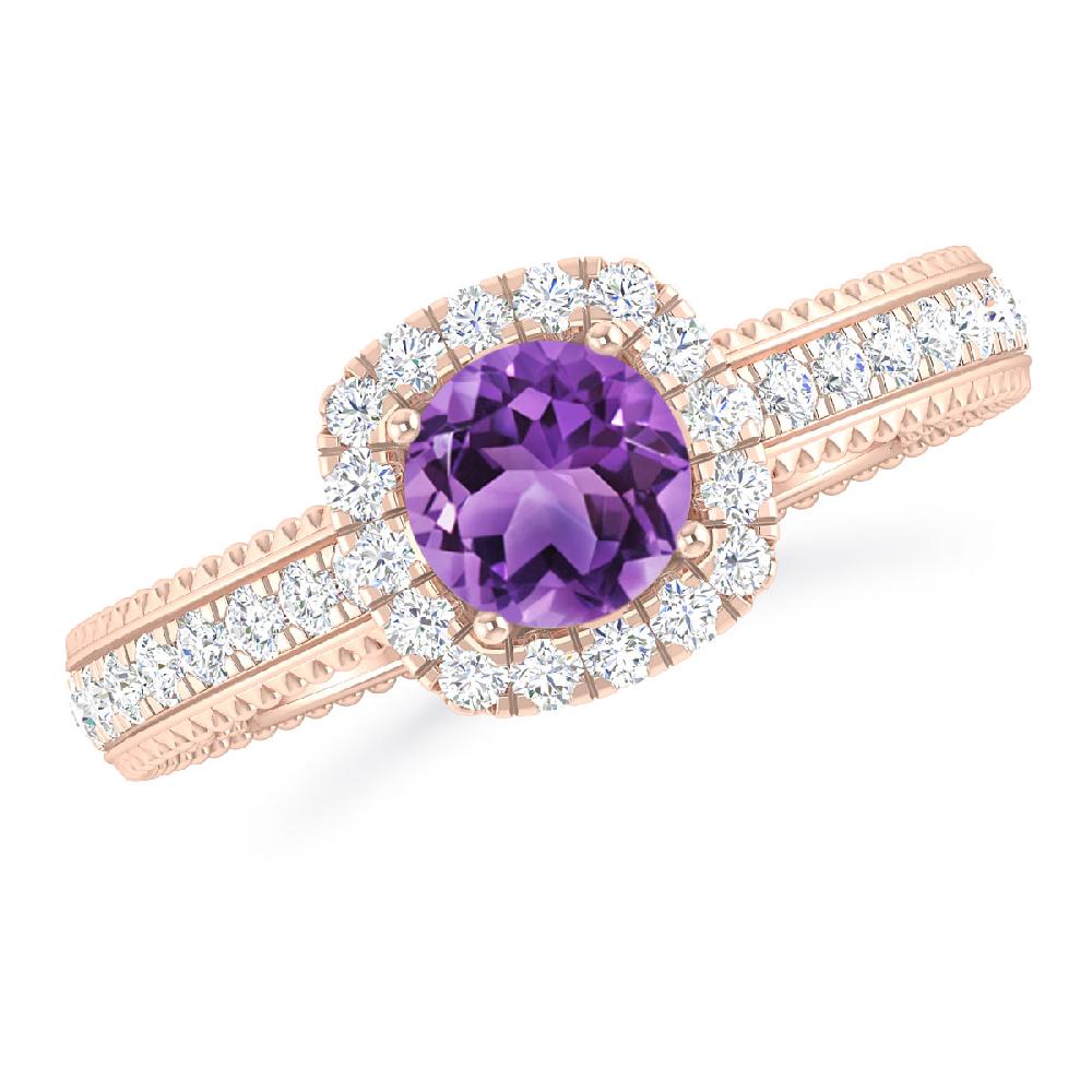 Rose Gold - Amethyst