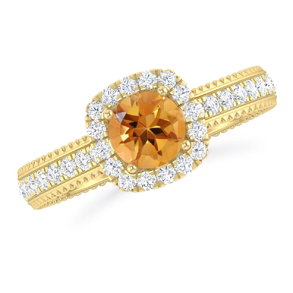 Yellow Gold - Citrine