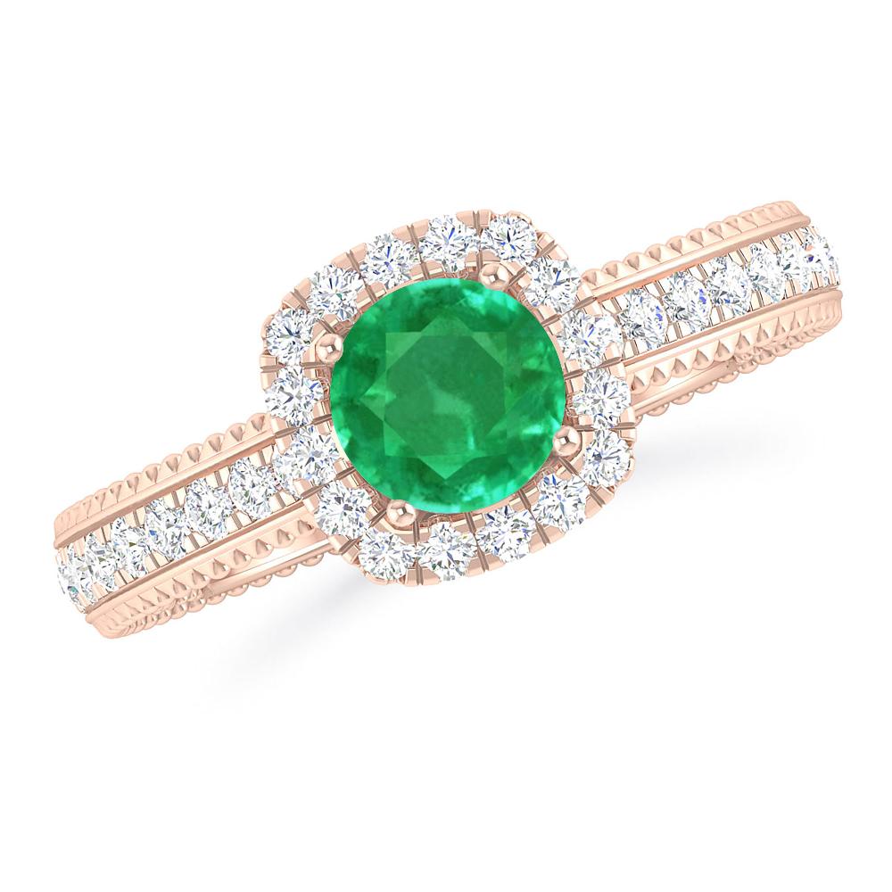 Rose Gold - Emerald