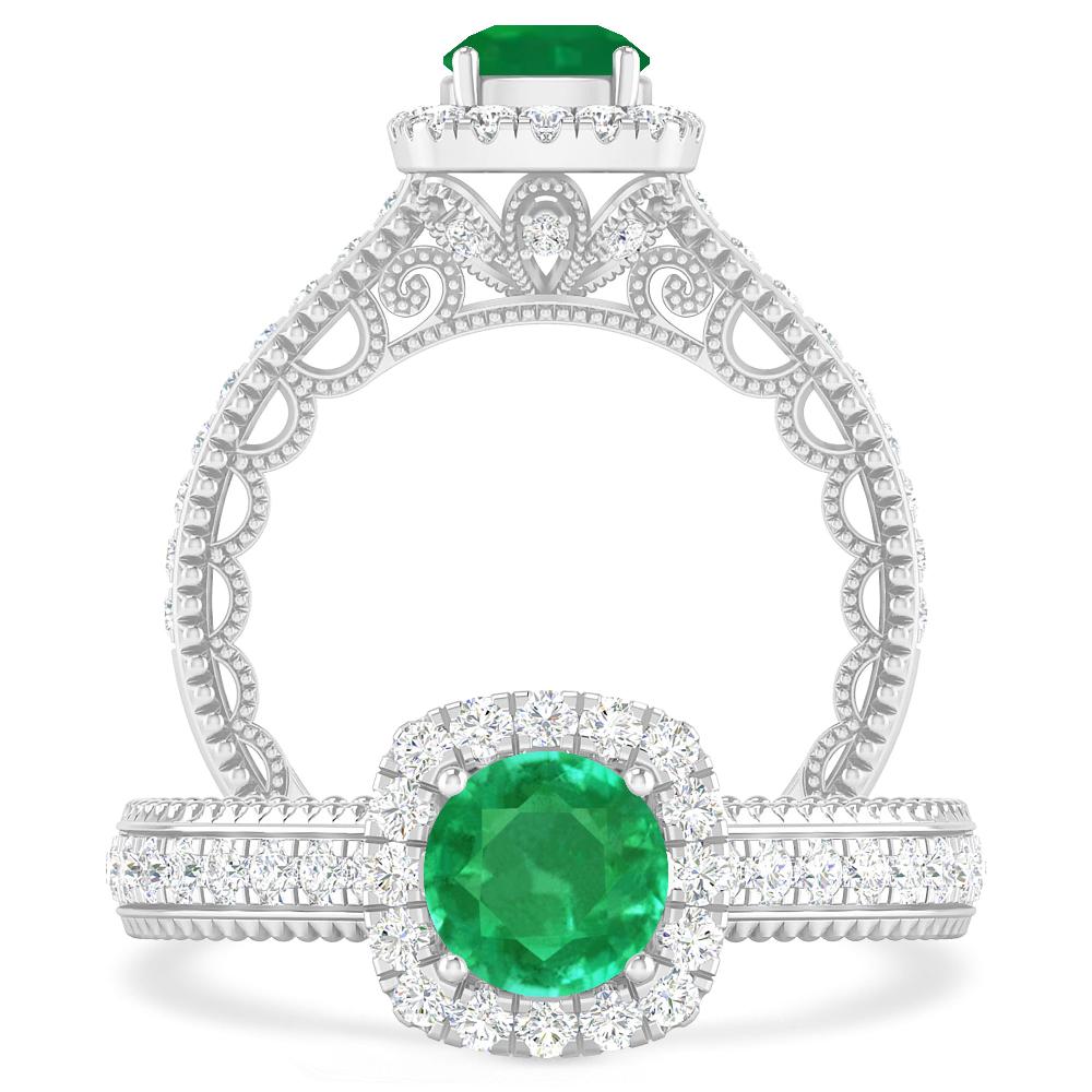 White Gold - Emerald