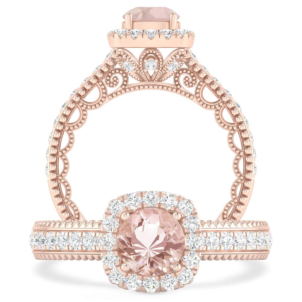 Rose Gold - Morganite