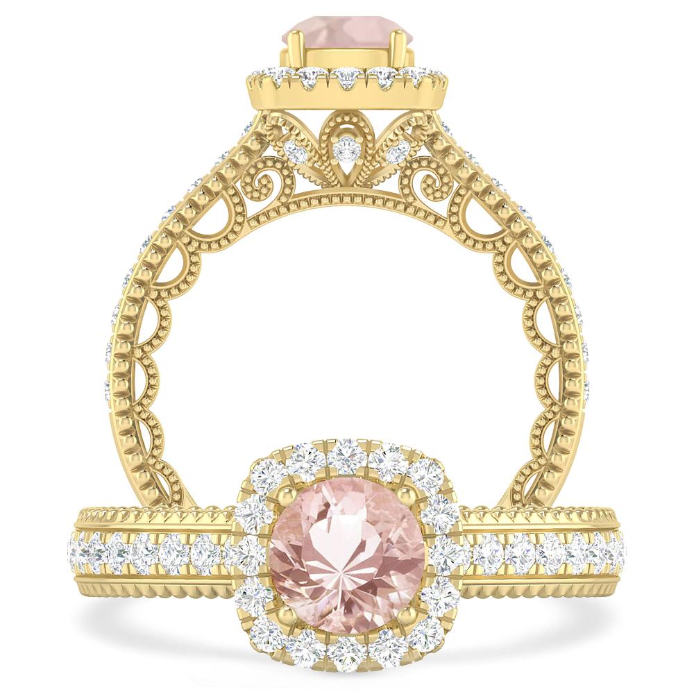 Yellow Gold - Morganite