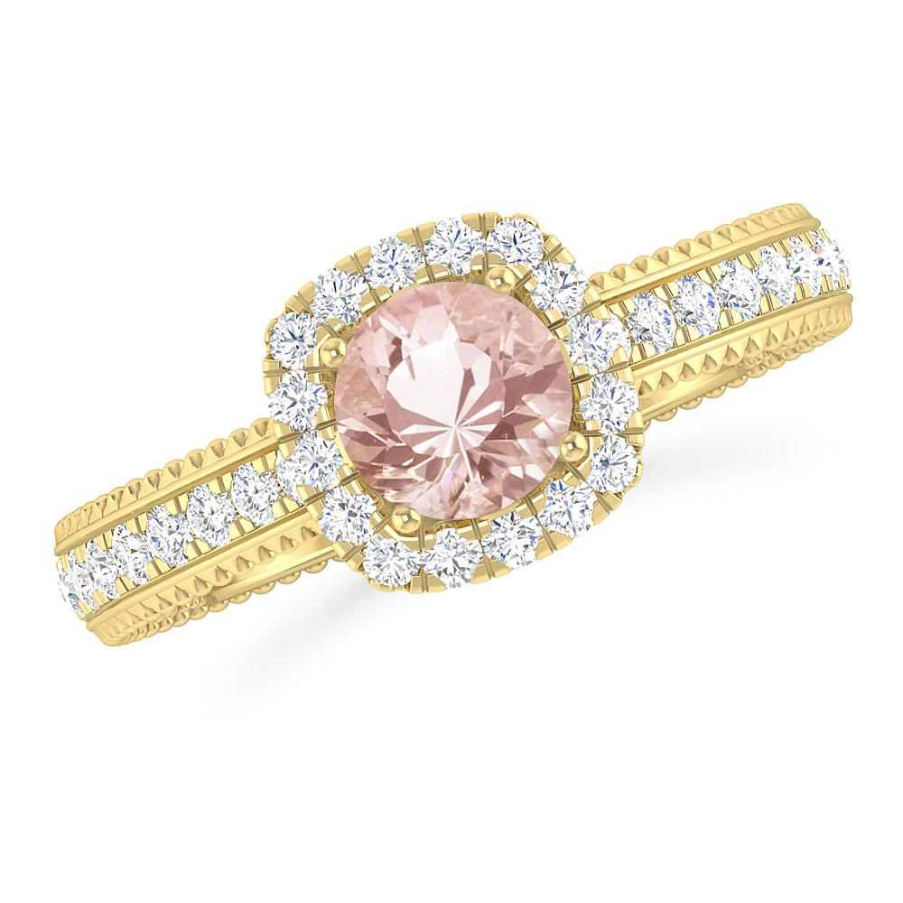 Yellow Gold - Morganite