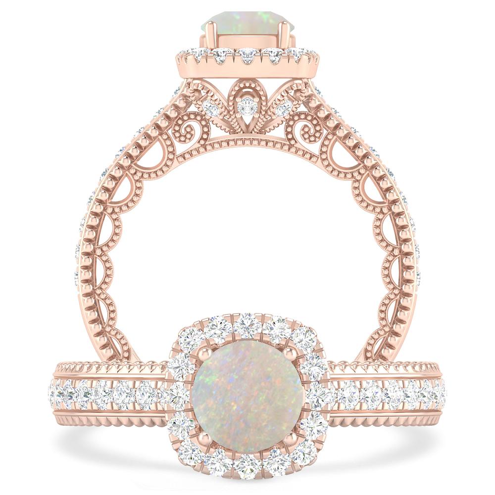 Rose Gold - Opal