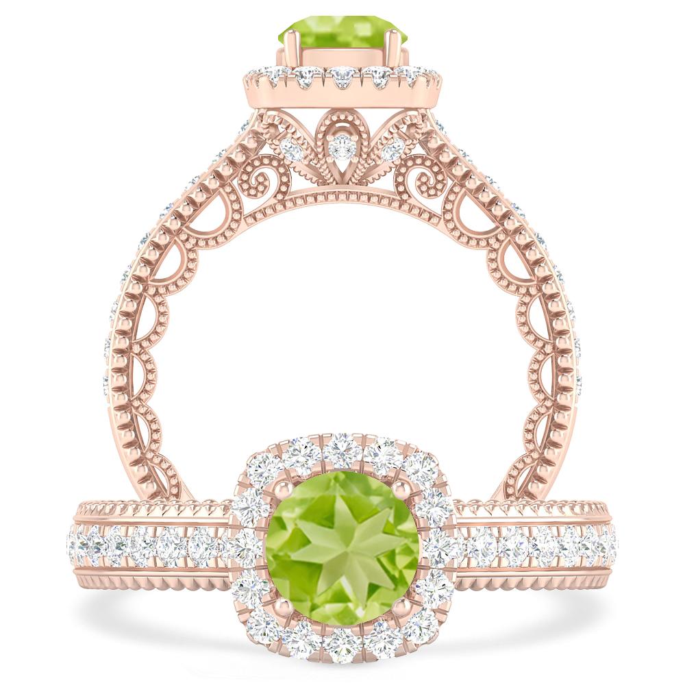 Rose Gold - Peridot