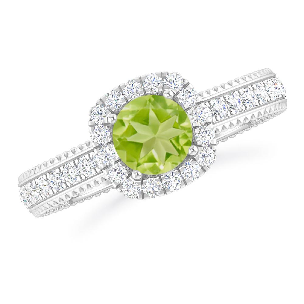 White Gold - Peridot