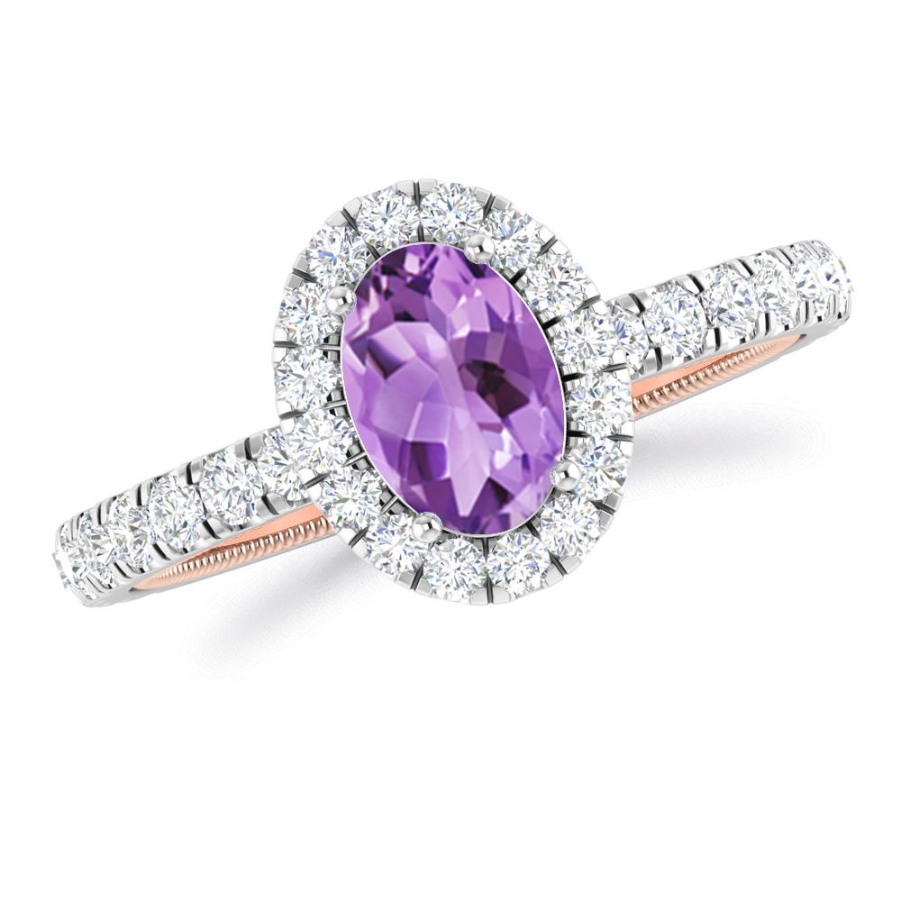 White Gold - Amethyst