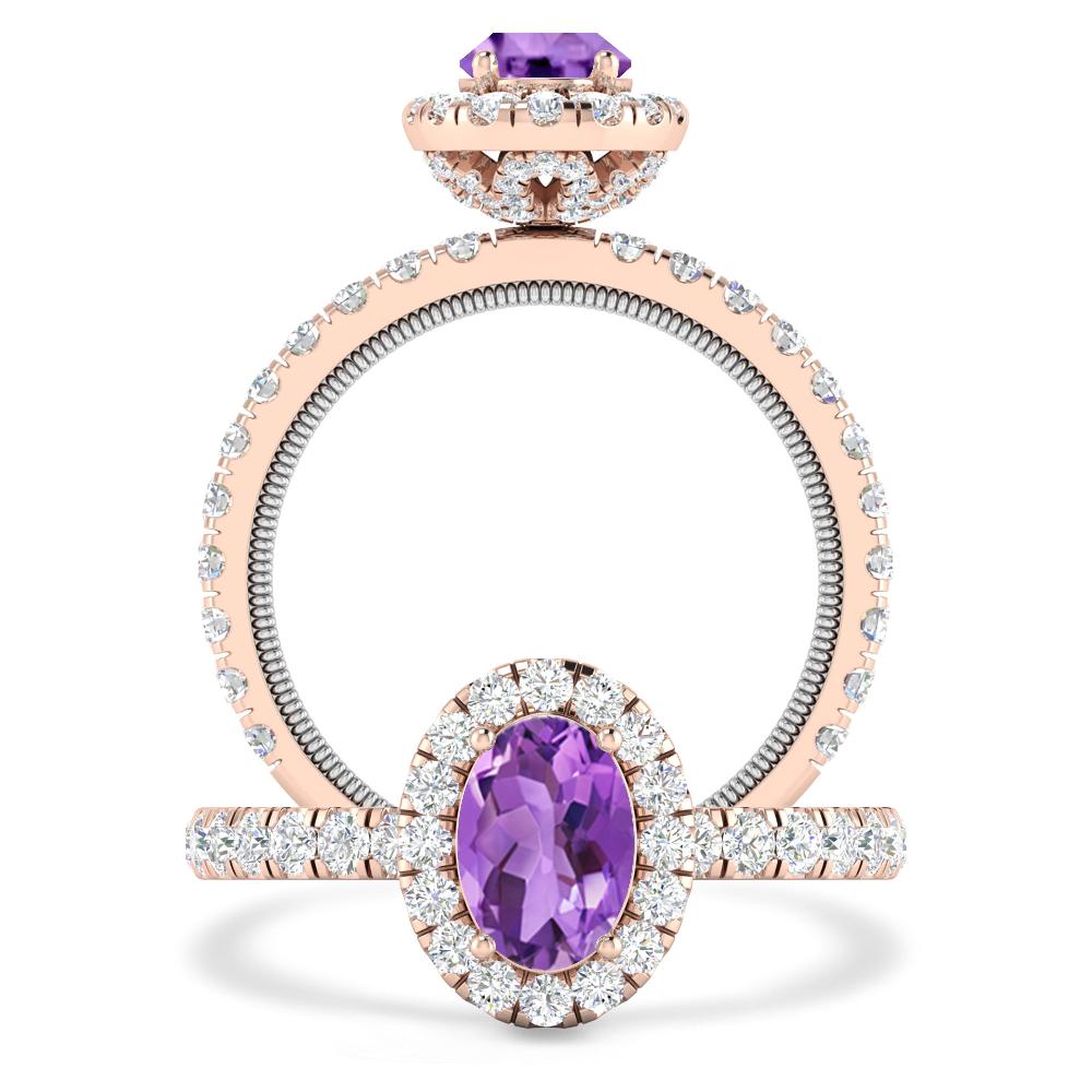 Rose Gold - Amethyst