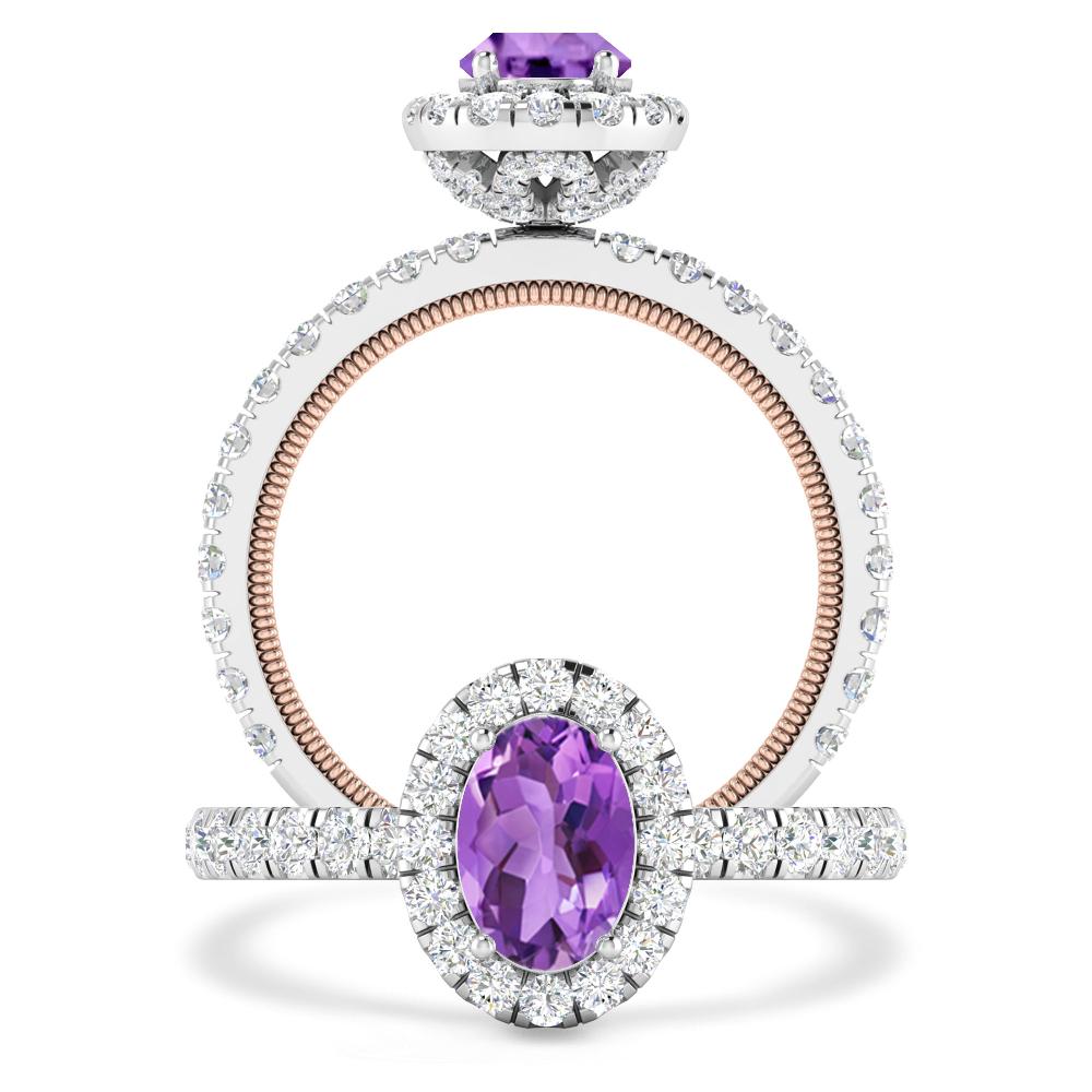 White Gold - Amethyst