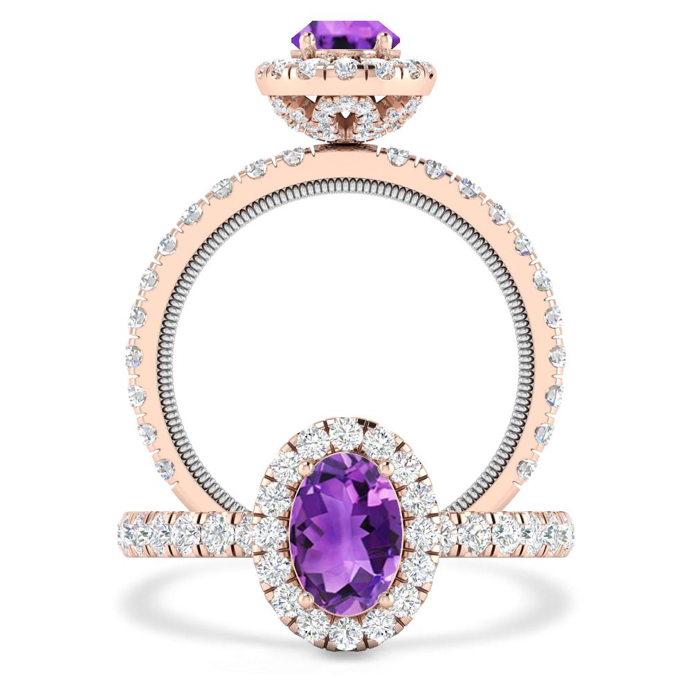 Rose Gold - Amethyst