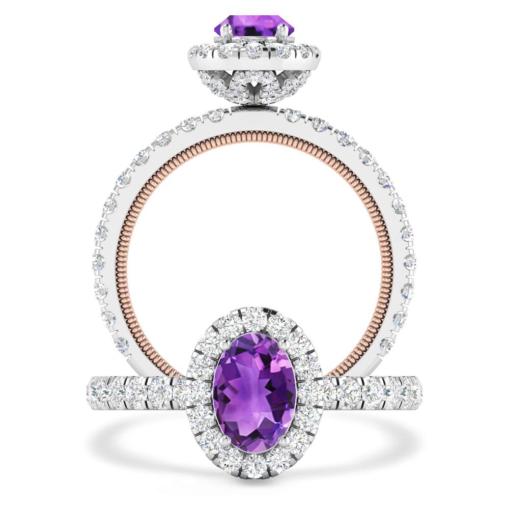 White Gold - Amethyst