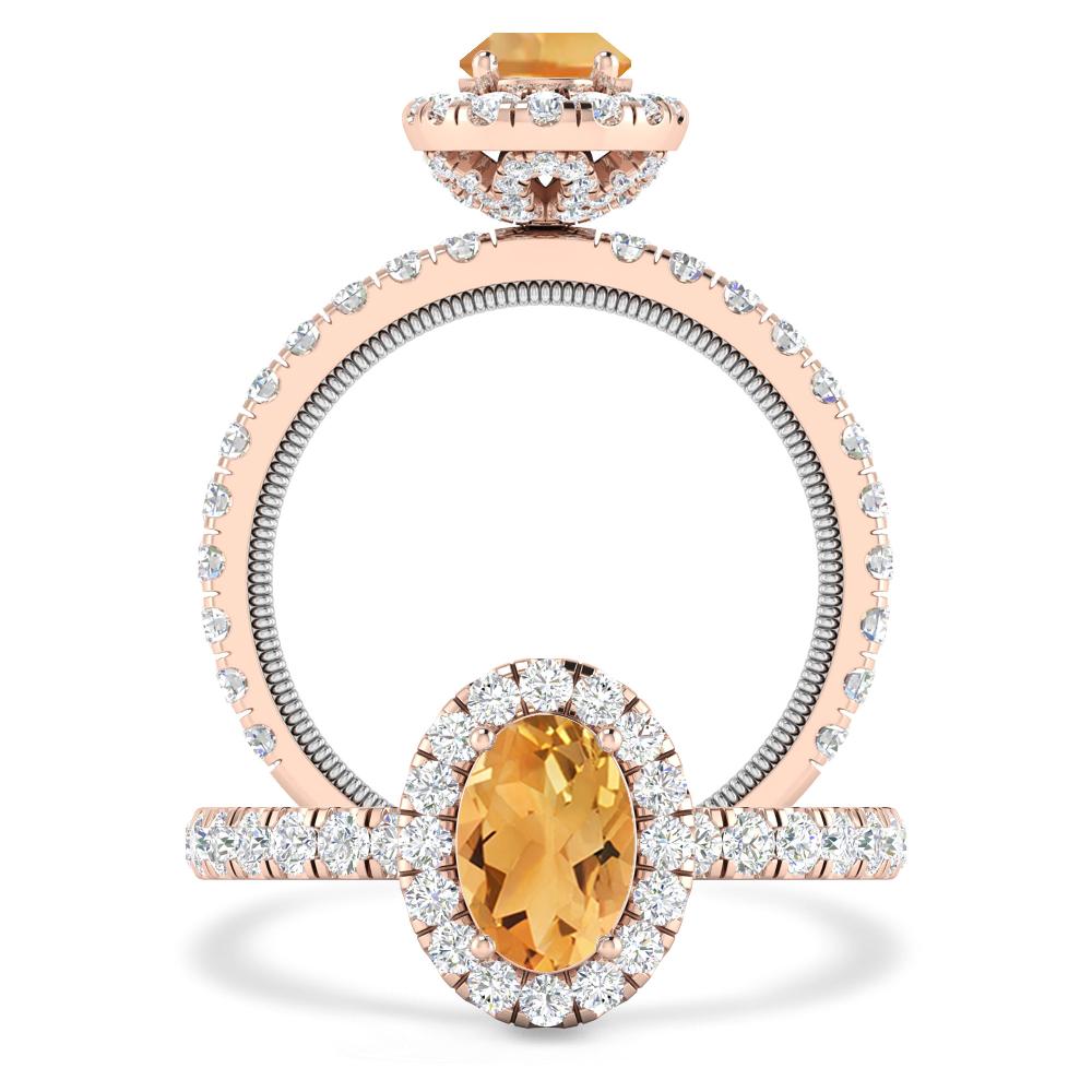 Rose Gold - Citrine