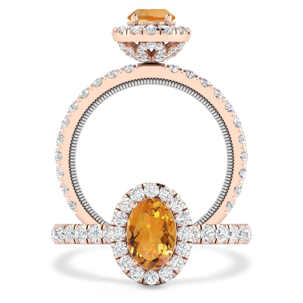 Rose Gold - Citrine