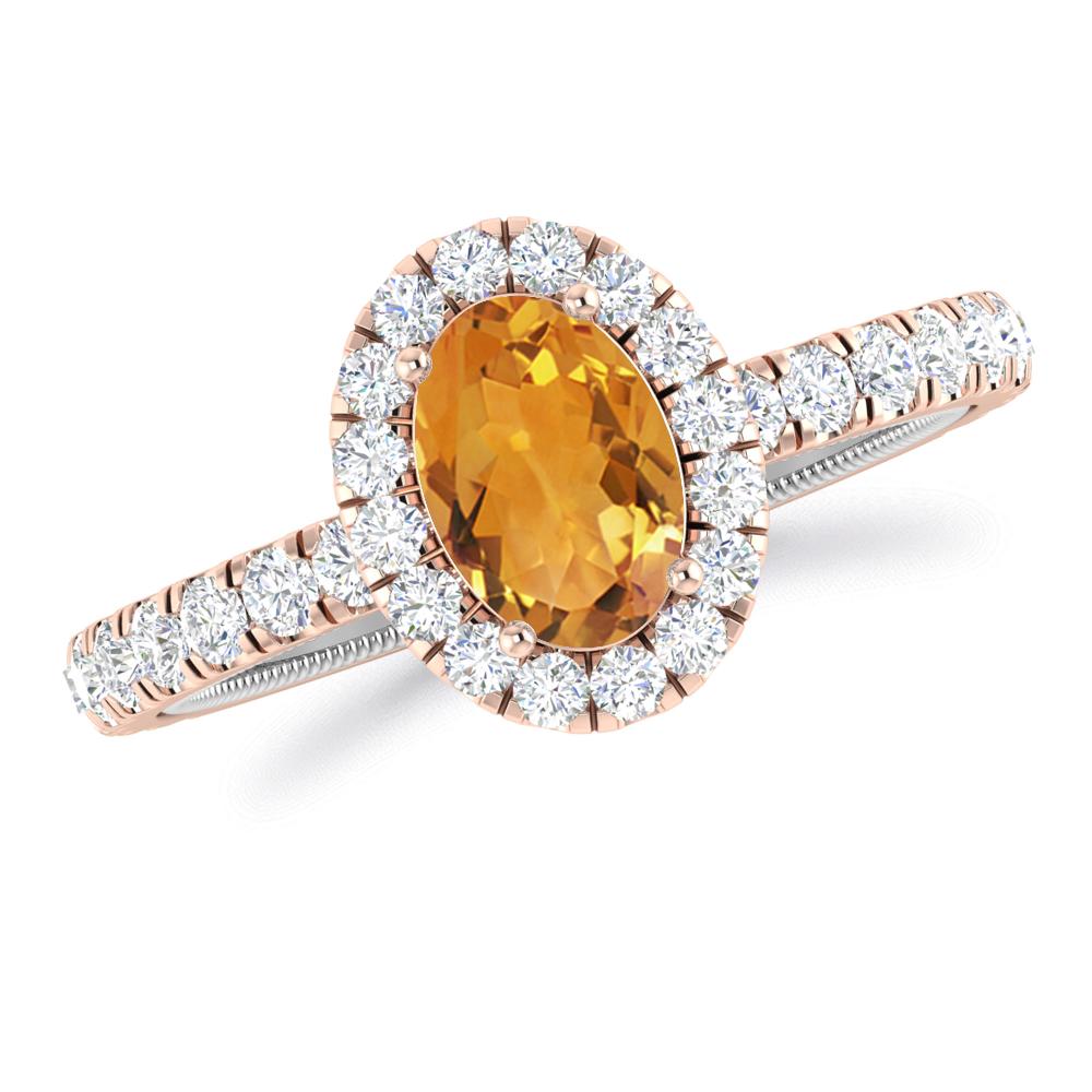 Rose Gold - Citrine