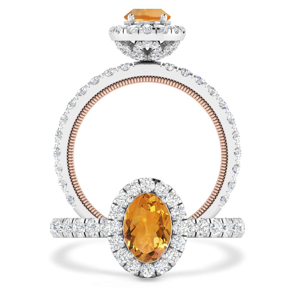 White Gold - Citrine