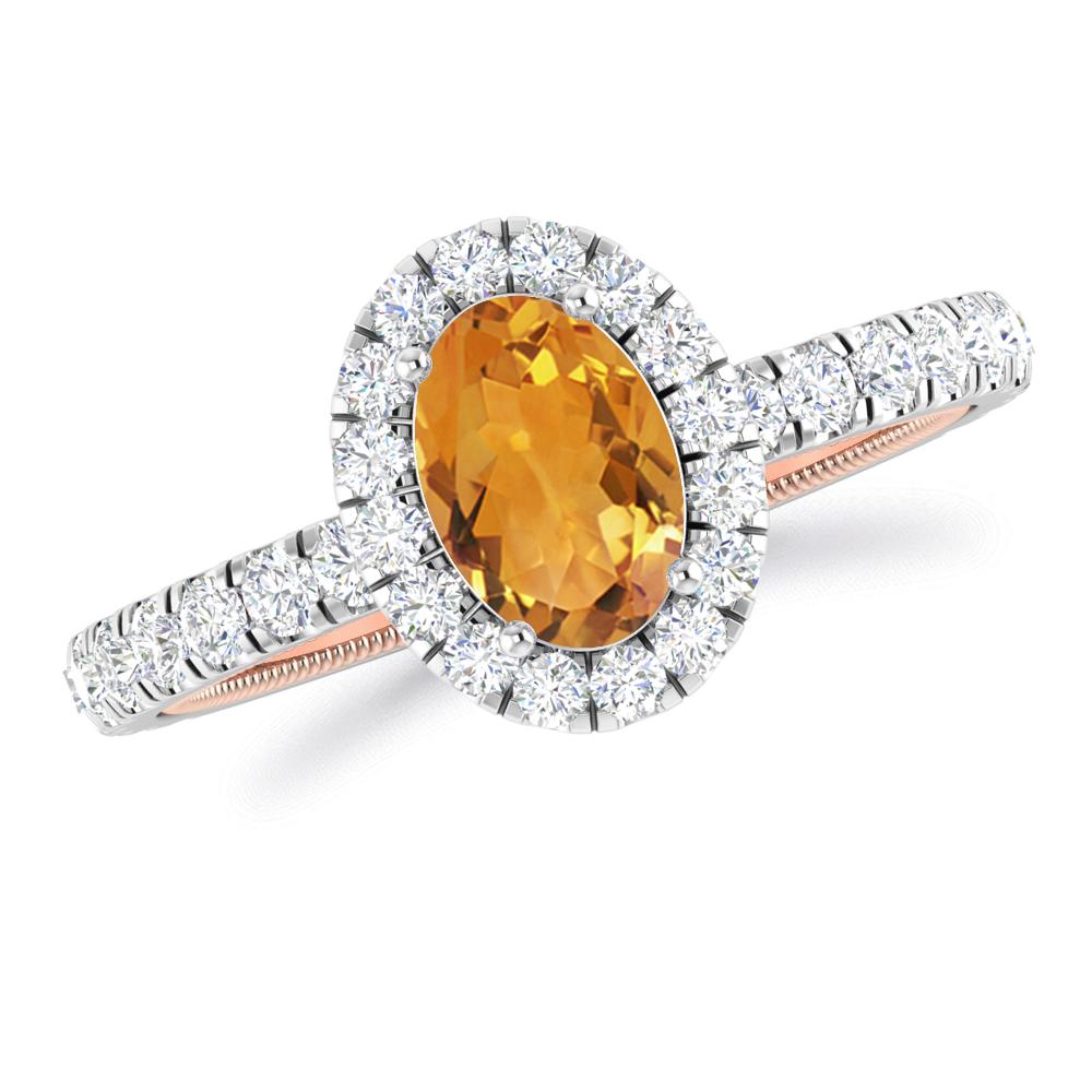 White Gold - Citrine