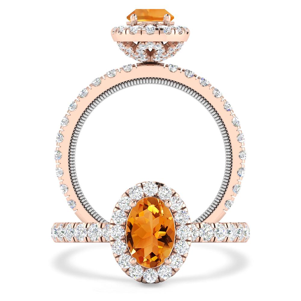 Rose Gold - Citrine