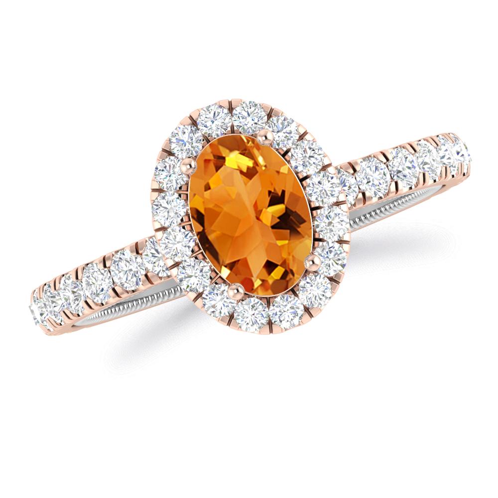 Rose Gold - Citrine