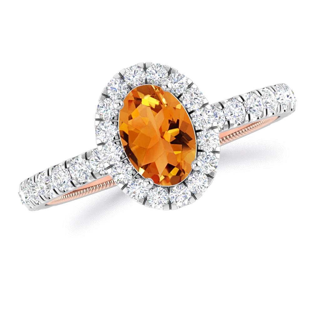 White Gold - Citrine