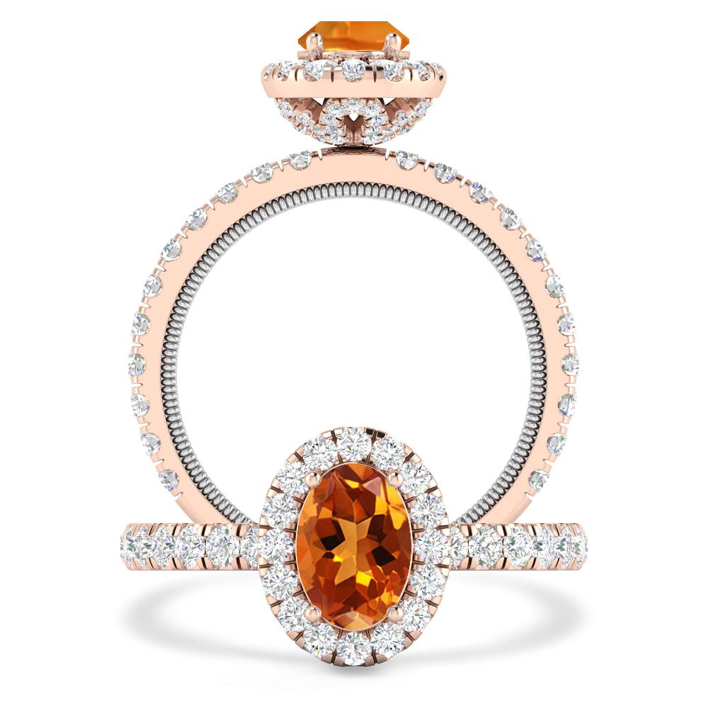 Rose Gold - Citrine