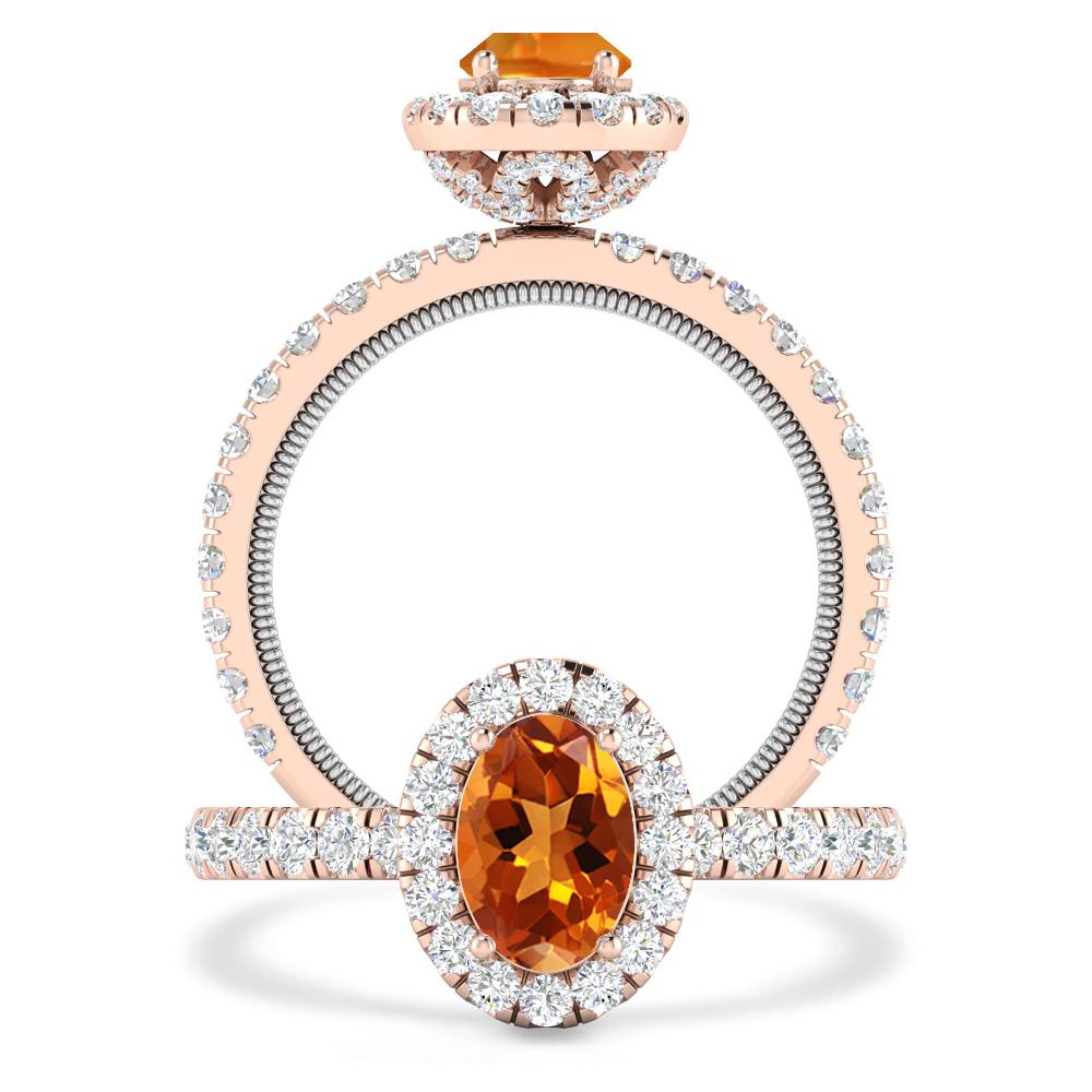 Rose Gold - Citrine