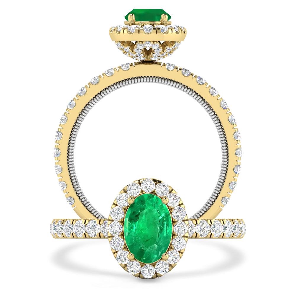 Yellow Gold - Emerald