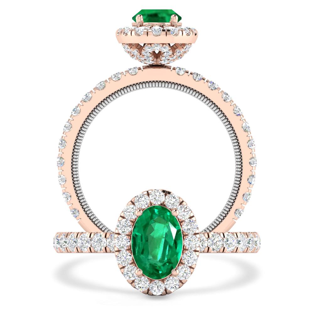 Rose Gold - Emerald